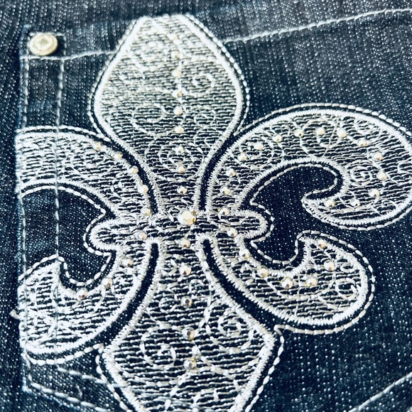 Retro Dark Wash RVT Mom Jeans NWOT Size 16 1/2 - Picture 5 of 13